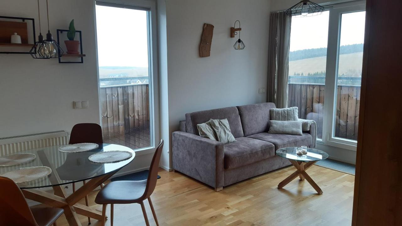 Mezonetovy Apartman Se Dvema Balkony A Vyhledem Loučná pod Klínovcem Kültér fotó